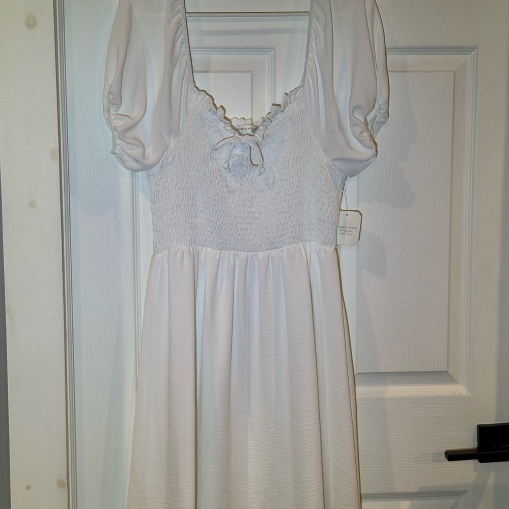 Altar'd State Cream Casual Dress